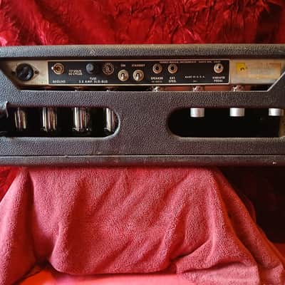 1967 Fender Dual Showman AB763 85 Watt Tube Electric Guitar Amp Head image 11