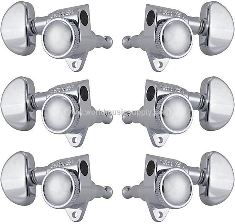 Grover Grover Rotomatic Guitar Tuners Locking Chrome 3+3 image 1