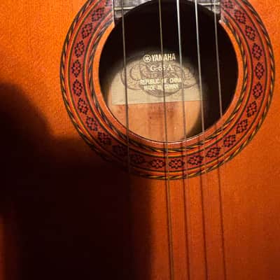 Yamaha G-65a classical guitar 70's image 3