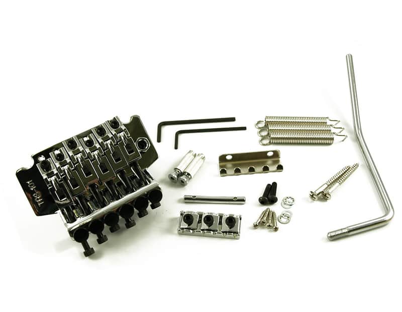 Takeuchi TRS 101 Chrome Floyd Rose Lic Tremolo system R2 nut made in Japan image 1