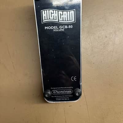 Dunlop GCB80 High Gain Volume Pedal 1990 - Present - Black image 2