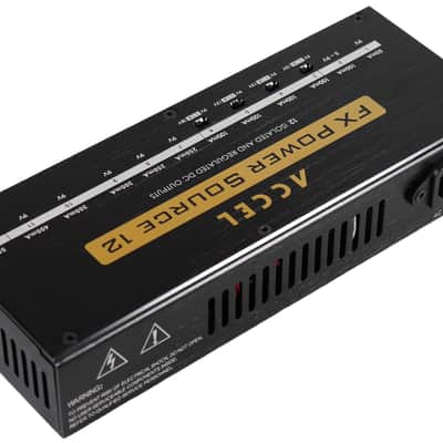 Accel FX Power Source 12 - Isolated Pedal Power Supply for Guitar & Bass Pedal Boards image 3