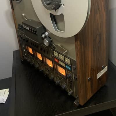 TEAC A-3440 EARLY 1980s - woodgrain, silver, black image 6