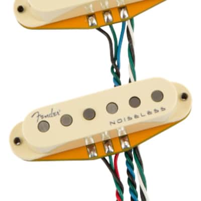 Fender Gen 4 Noiseless Stratocaster Pickups Set Of 3 Aged White image 7