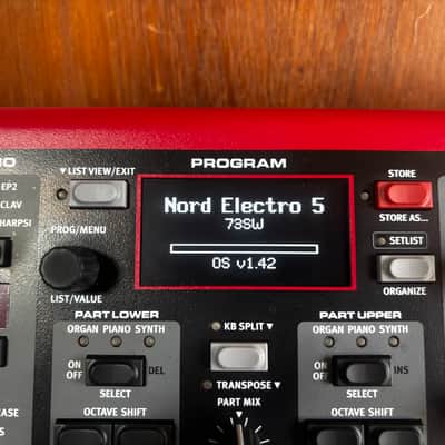Nord Electro 5D SW73 Semi-Weighted 73-Key Digital Piano w/ bag image 4