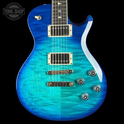 PRS S2 Wood Library McCarty 594 Singlecut Quilt Makena Blue w/bag S2083285 image 1