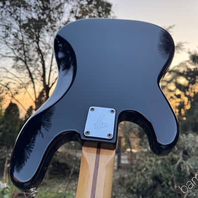 1979 Fender International Series Precision Bass - Cathay Ebony - Maple Fretboard - OHSC image 7