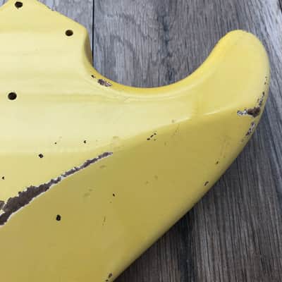 Immagine FRANCHIN Mercury guitar body Relic Aged Vintage White 100% Nitro Lacquer Cracks SSS Red Alder Stratocaster-Strat-S-Style Made in Italy - Stock piece #23080626 - 15
