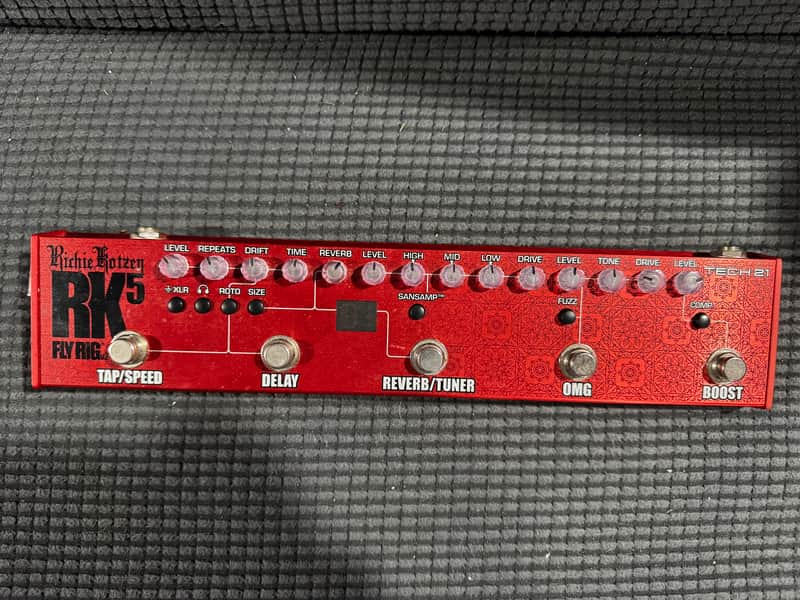 Tech 21 Richie Kotzen RK5 V2 Signature Fly Rig 2019 - Red image 1