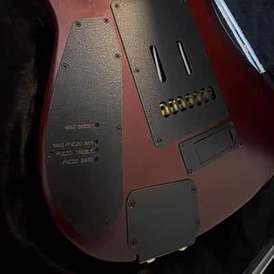Ernie Ball Music Man JP15 Roasted Quilt Maple Top 7-String Electric Guitar 2015 - Sahara Burst image 7
