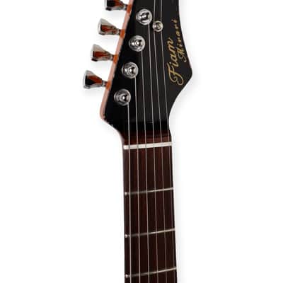 Fiam Mirari 2023 Tahitian Coral over Gold. By past Ronin Guitars luthier Izzy Lugo. NEW (Authorized Dealer) image 11
