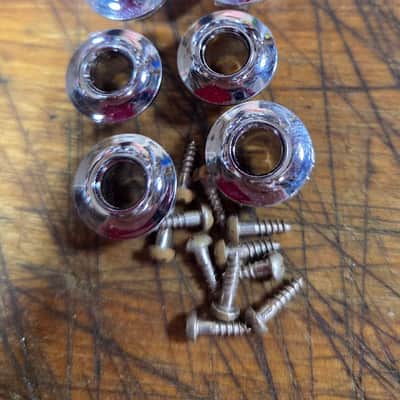 Vintage 1970's Japan 3x3 Guitar Tuners Grommets Original Installation Screws Luthier Parts #7 image 6
