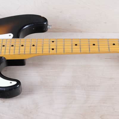 Fender ST57-900 (ST57-115) '57 Stratocaster Reissue MIJ 1991 Tobacco Sunburst Lacquer Finish USA Pickups Made in Japan Vintage w/ Hard Case image 3