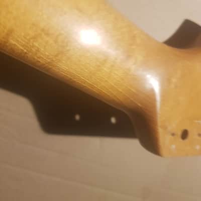 1966 FENDER STRATOCASTER NECK USA with BOUND FINGERBOARD a la RY COODER image 13