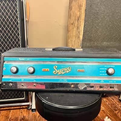 Supro Taurus S6625 Guitar/Bass Amplifier Head 1960s image 1