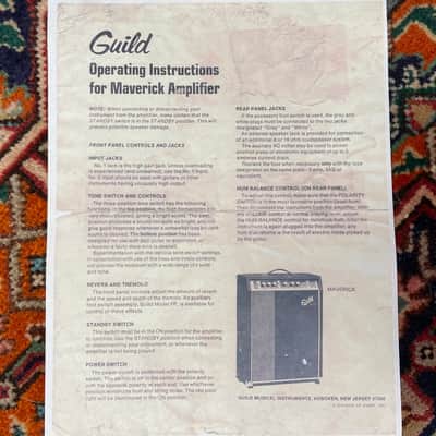 1970s Guild Maverick Combo Guitar Amplifier image 13