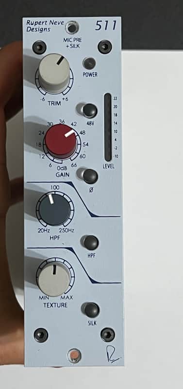 Rupert Neve Designs Portico 511 500-Series Mic Pre Module with Silk 2013 - Present - White image 1
