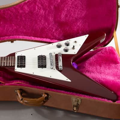 1991 Gibson Flying V ’67 Reissue Cherry – Early Reissue, Original Patent Pickups, OHSC image 1