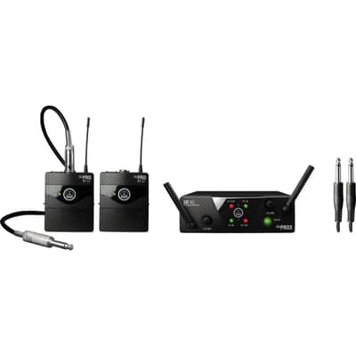 AKG WMS40 Mini Dual Instrumental Wireless System Set (Band: A & C) image 1