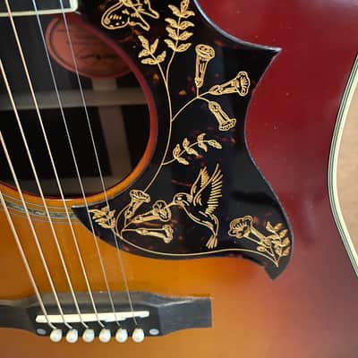 Epiphone "Inspired by Gibson Custom" Hummingbird Deluxe EC 2025 - Present - Autumn Burst image 6