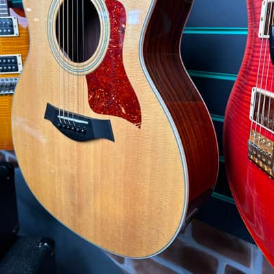 Taylor 214ce DLX Gloss Natural 2014 Grand Auditorium Electro-Acoustic Guitar image 5