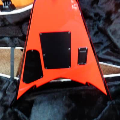 Jackson Pro Series Signature Phil Demmel Demmelition King V 2010s Red with Black Bevels image 3