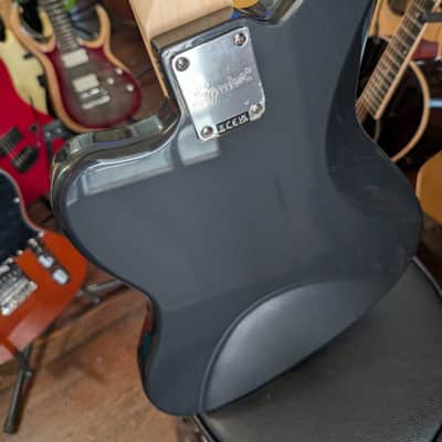 Squier Affinity Series Jaguar Charcoal Frost Metallic with Indian Laurel Fingerboard image 4
