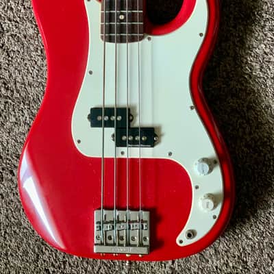 1994 Fender Precision Bass with Rosewood  Fretboard electric bass guitar upgrades image 10
