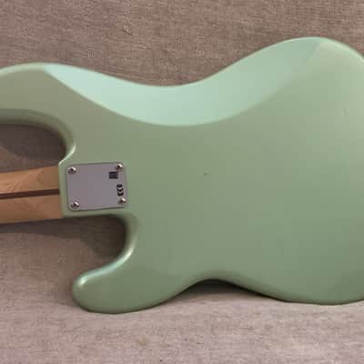 2015 Fender Deluxe Series Precision Bass FSR Sea Foam Pearl Finish Special Edition PJ MIM Mexico image 17