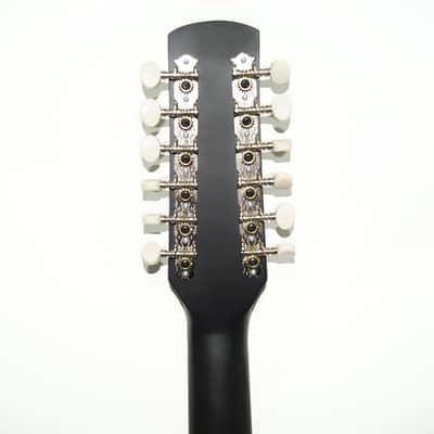 Brand New Acoustic Guitar 12 Strings made in Ukraine by Trembita Natural Wood Black Color Amazing Rich Sound! image 5