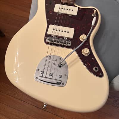 Fender Vintera ‘60s Jazzmaster - Olympic White w/Mighty Mite replacement neck image 2