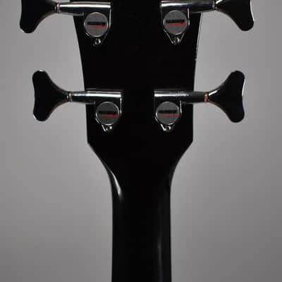 Washburn AB-20 Acoustic-Electric Hollowbody Bass Sunburst w/HSC image 6