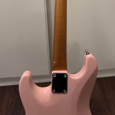 Suhr Custom Classic S SSS with Roasted Maple Neck and Fretboard in Shell Pink image 5
