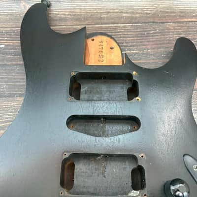 1999 Ibanez S470 Body Mahogany Black w/Lo-TRS Tremolo Made in Japan image 4