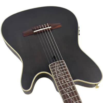 Ibanez TOD10N Tim Henson Signature Nylon Acoustic-Electric Guitar Black (Used) image 7