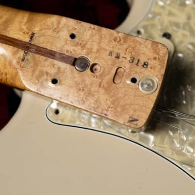 1992 Fender Order ST72 Custom Edition Birdseye Scalloped Partscaster, 1980s Tokai Body, DiMarzio HS-3 image 7