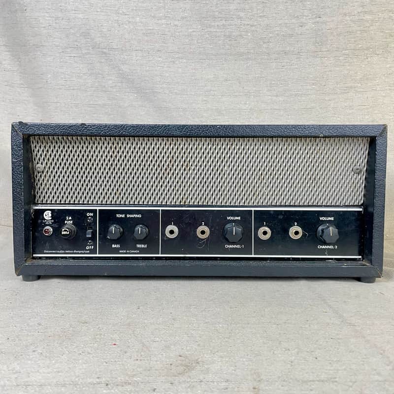 Garnet Stencil E90-2 1970s 30 Watt 2 Channel Tube Guitar Amp Head T Eaton image 1