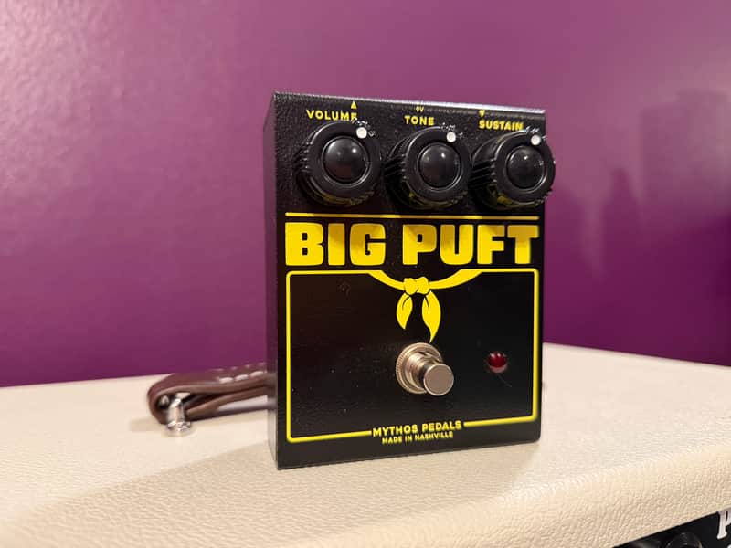 Mythos Pedals Big Puft 2025 - Coast Sonic black and yellow image 1