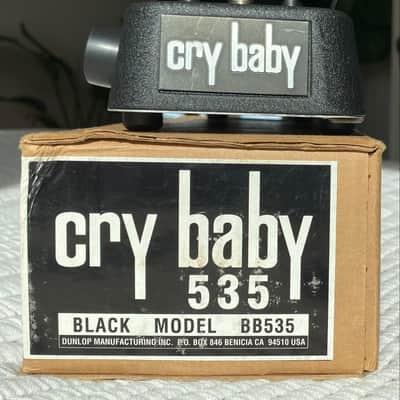 Original Rev. 3 Dunlop BB535 Series Cry Baby Wah w/ box & plastic on bottom image 1