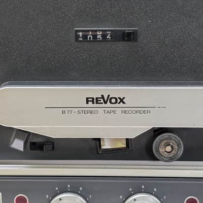 ReVox B77 Tape Deck 2 Track 3.75/7.5 IPS Serviced Tested Custom Wood Case Video image 17