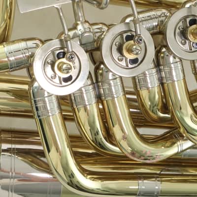 Miraphone Model 289 Professional 5/4 Size BBb Tuba SN 16201 EXCELLENT image 15