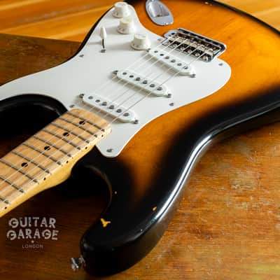 1991 Fender American Vintage 57 Stratocaster 2-tone Sunburst - AVRI - with original hardcase and accessories image 17