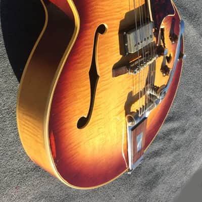Gibson Tal Farlow 1964 - Flammed Cherry Sunburst image 7