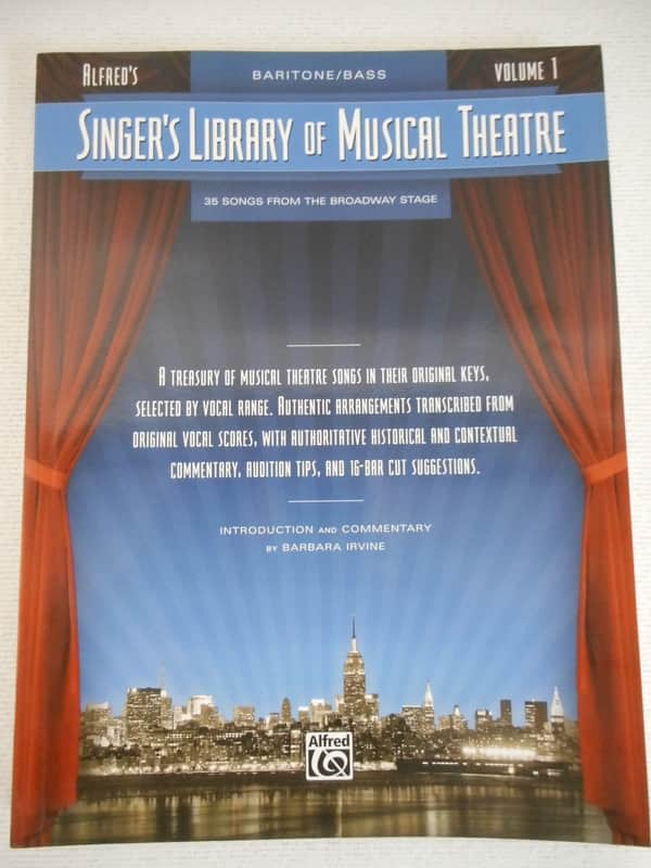 Alfred Music Singer's Library Of Musical Theatre Vol. 1 Baritone/Bass 2007 image 1