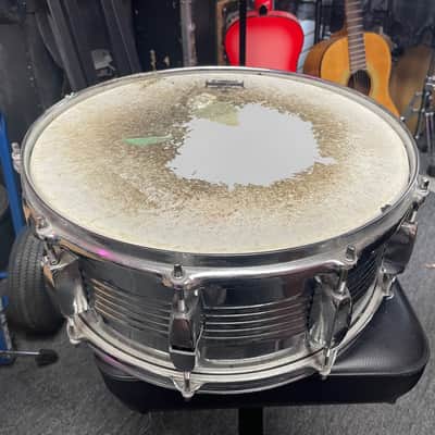 JZ Snare Drum 14" x 5.5" - Silver - New SA-0114-00 Drum Head Included image 15