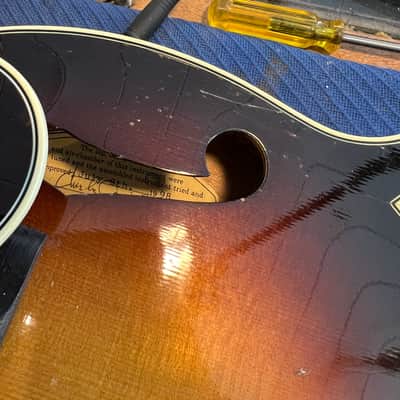 1998 Gibson F5 X Braced Mandolin by Charlie Derrington image 21