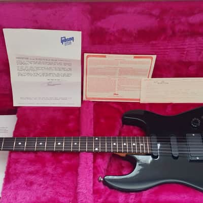 Gibson WRC “W.R.C.“ Signature Model 1987 Solid Black Designed by Wayne Charvel, Rick Steier Owned image 25