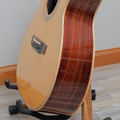 Zager ZAD900CE OM Style Acoustic Electric with Fishman Aura Pro Electronics + Case, Extra Strings & Strap image 13