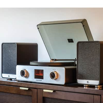 Crosley C92A-BK C92 2-Speed Bluetooth Record Player With Speakers - Black image 8