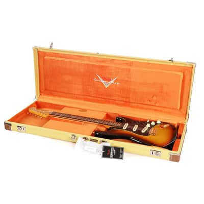 Fender Custom Shop  Stevie Ray Vaughan Signature Stratocaster Relic 3-Tone Sunburst image 17